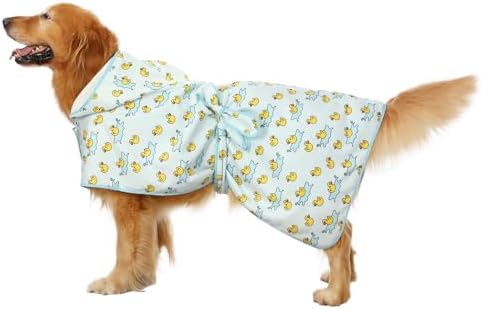 HDE Hooded Dog Bathrobe Quick Dry Towel Wrap - Image 3