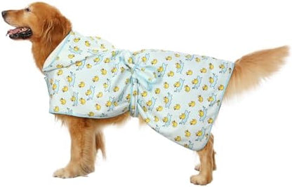 HDE Hooded Dog Bathrobe Quick Dry Towel Wrap - Image 3