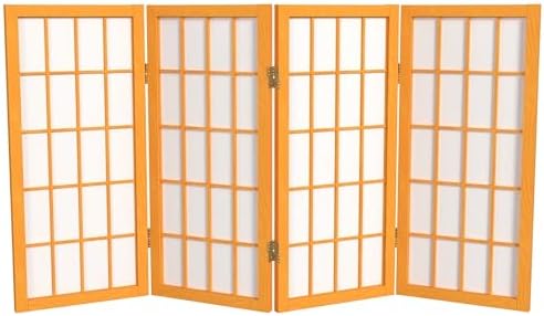 2 ft. Short Desktop Window Pane Shoji Screen by RedLantern