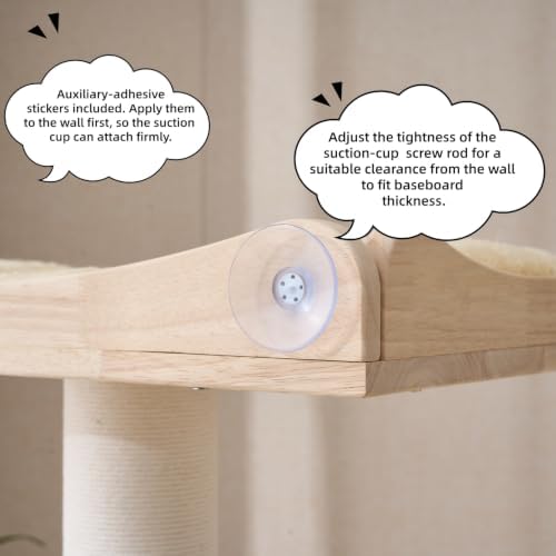 SHENGOCASE Ladder Cat Tree for Wall - Image 4