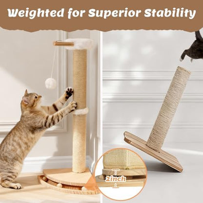 Cat Corner Scratcher with Interactive Ball Toys - Image 5