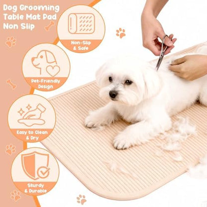 Dog Grooming Table Mat Pad Non Slip，Silicone Durable Premium Non-Slip Dog Bath - Image 3