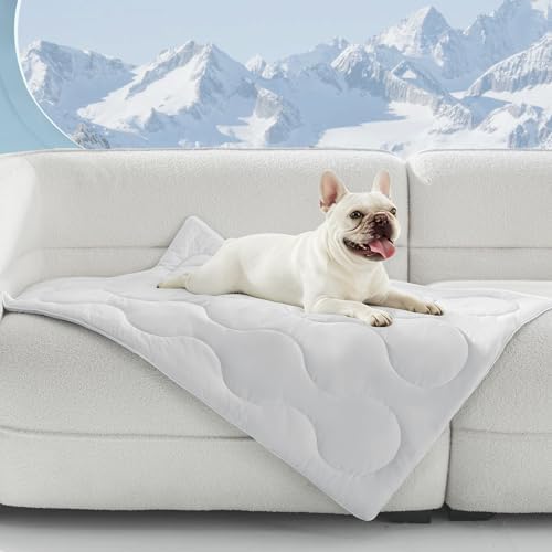 MIXJOY Cooling Blanket for Medium Dogs Breathable, Dual-Sided by MIXJOY