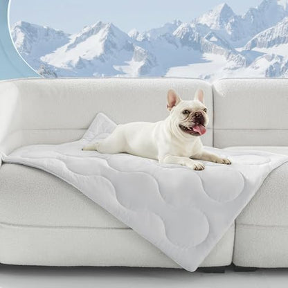 MIXJOY Cooling Blanket for Medium Dogs Breathable, Dual-Sided by MIXJOY