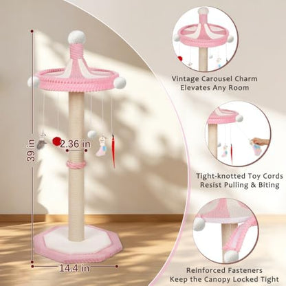 Carousel Cat Scratching Post - Image 6