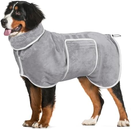 Dog Bathrobe Towel Drying Coat by HhiMyOct