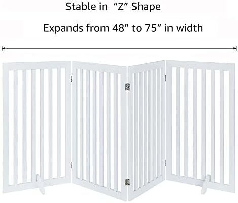 unipaws 36”H Free Standing Pet Gate - Image 6