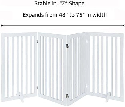 unipaws 36”H Free Standing Pet Gate - Image 6