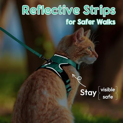 Dooradar Cat Harness and Leash Set, Adjustable and Escape Proof - Image 4