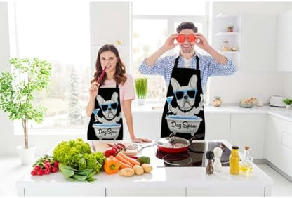Gingham Plaid Kitchen Apron Bib Apron - Image 2