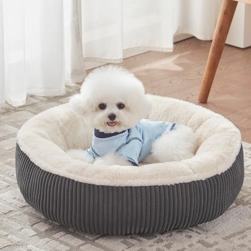 23 inches Calming Donut Dog Bed by BedStillLoveStill