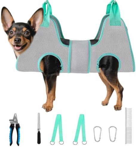 Dog Grooming Hammock, Dog Grooming Harness by Henyopet