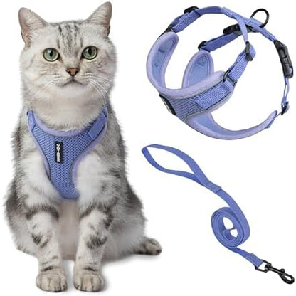 Voyager Escape-Proof Step-in Cat Harness & Leash by BestPetSuppliesLLC