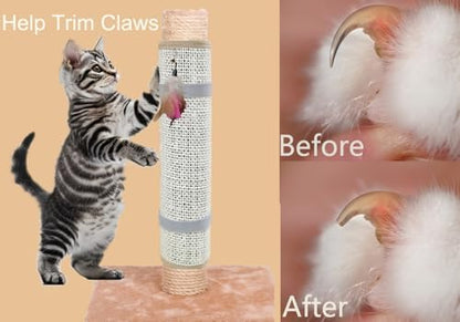 Sisal Scratch Mat, Cat Nail File Scratcher - Image 4