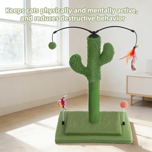 YUNIQUE Cactus Cat Scratching Post - Image 7