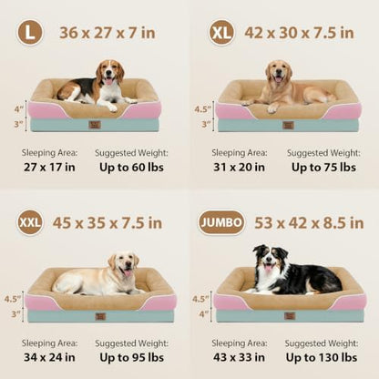 Chez Paw Waterproof Orthopedic XL Dog Bed - Image 6
