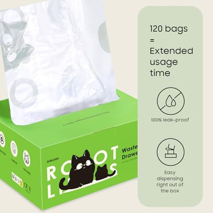 120 Pack Automatic Litter Box Bags Fit - Image 5