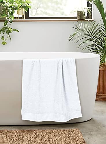 GLAMBURG 100% Cotton 2 Pack Oversized Bath Towel Set 28x55 Inches, Ultra Soft - Image 5