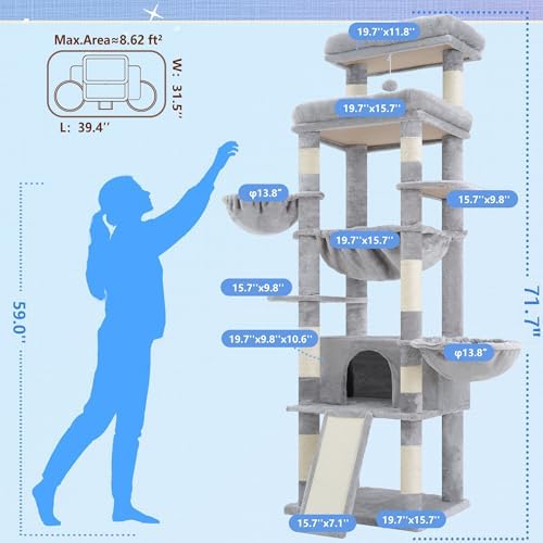 Hey-brother Cat Tree Tower - Image 2