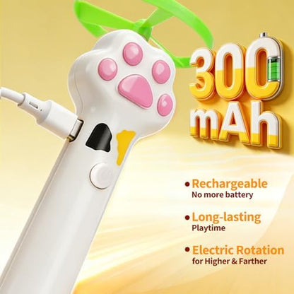 BABORUI Cat Toy Disc Launcher, Rechargeable Interactive Cat Fetch Toy Launcher - Image 3