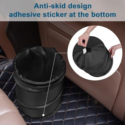 Car Trash Can, 4 Gallons Garbage Can, Collapsible Pop-Up Trash Bin - Image 5