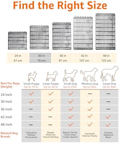 Amazon Basics Portable Foldable Octagonal Metal Exercise Dog Playpen, - Image 2