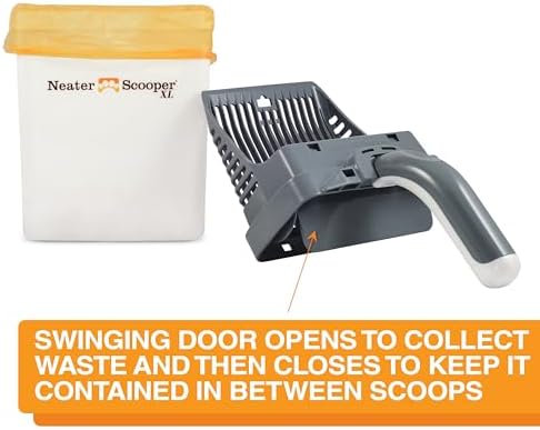 Neater Pet Brands Neater Scooper XL Cat Litter Scoop, 195 Refill Bags – - Image 3