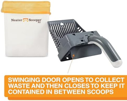 Neater Pet Brands Neater Scooper XL Cat Litter Scoop, 195 Refill Bags – - Image 3