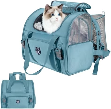 Lollimeow Expandable Large Cat Carrier Backpack, Supports up to 14 lbs by Lollimeow