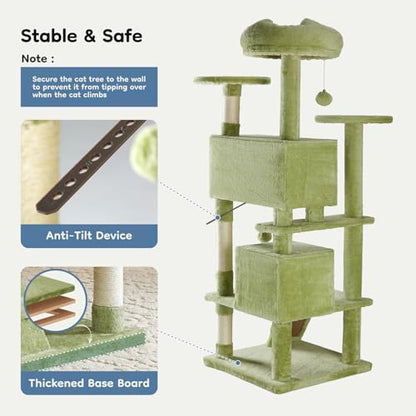 DUMOS 54-inch Cat Tree Tower - Image 6