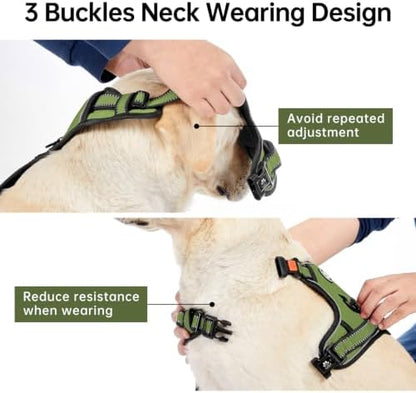IVY&LANE No Pull Dog Harness for Medium Dogs, Reflective Dog Vest Harness - Image 4