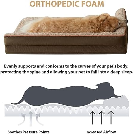 BFPETHOME Orthopedic Washable Dog Bed, Sleeping Couch - Image 3