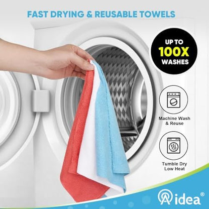 AIDEA Microfiber Cleaning Cloth 330 Sheets 6 Roll - Image 6