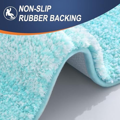 OLANLY Bathroom Runner Rug 54x24, Extra Soft Absorbent Microfiber Bath Rugs - Image 5