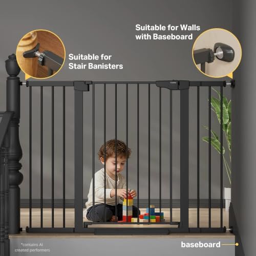 Cumbor 36 in Extra Tall Baby Gate - Image 6