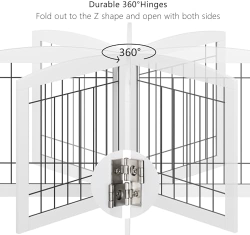 PAWLAND Free Standing Dog Gates - Image 5