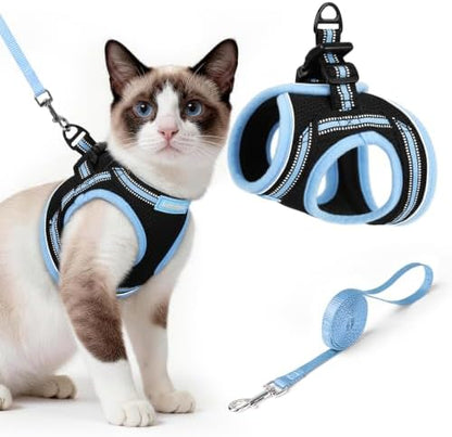 rabbitgoo Cat Harness and Leash Set, Step-in Soft Vest by rabbitgoo
