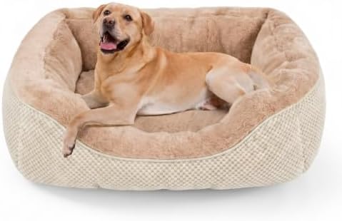 INVENHO Large Dog Bed, Washable Orthopedic Warming Soft Sleeping Durable by INVENHO