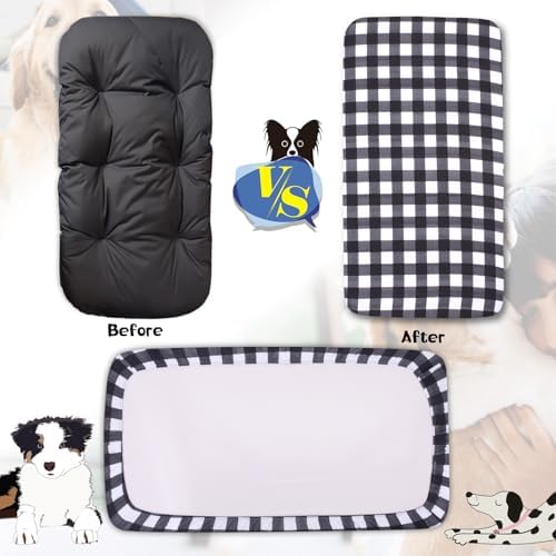 Replacement Dog Bed Covers Elastic Edged Washable 52" x 28" x 6" - Image 2