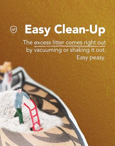 Lukamoo® Cute Cat Litter Mat, for Kitty Litter & Cat Litter Box, Independent - Image 5