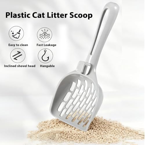 Cat Litter Scoop, ABS Plastic Kitty Litter Scooper - Image 2