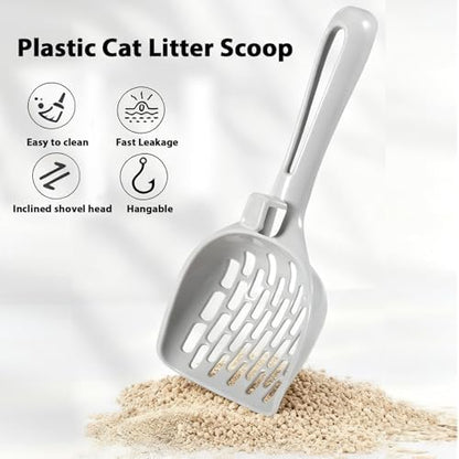 Cat Litter Scoop, ABS Plastic Kitty Litter Scooper - Image 2