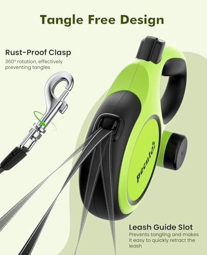 Pecute Chew Proof Retractable Dog Leash 16.4ft - Image 7