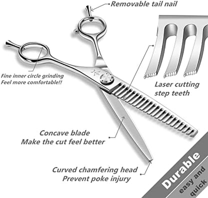 High-end Professional Dog Grooming Thinning Scissors Teeth Blending Shears Pet - Image 5