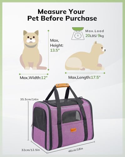 Morpilot Pet Carrier for Large Cats, Puppies & Small Dogs Up to 25lbs - Image 6