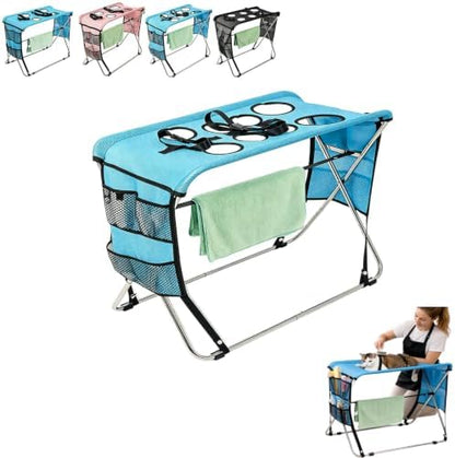 Foldable Pet Grooming Table, for Holding Anxious Cat During Baths by Unknown