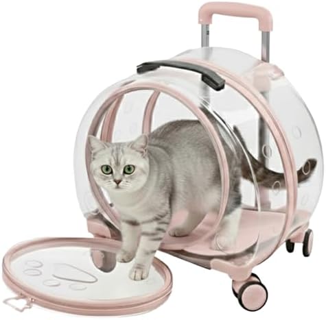 Transparent Hard Shell Cat Carrier by Unknown