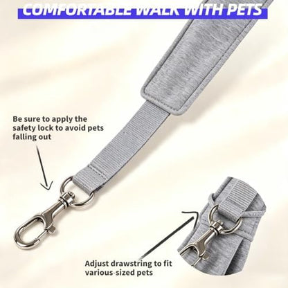 Adjustable Puppy Carrier Sling, Pet Sling Carrier - Image 3