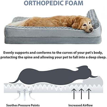 BFPETHOME Orthopedic Washable Dog Bed, Sleeping Couch - Image 4