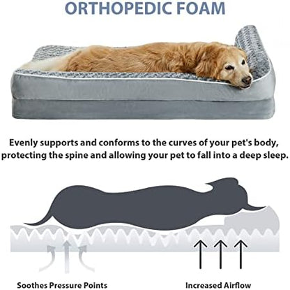 BFPETHOME Orthopedic Washable Dog Bed, Sleeping Couch - Image 4
